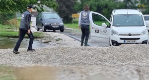 ADRA-Team im Hochwassergebiet in Slowenien.