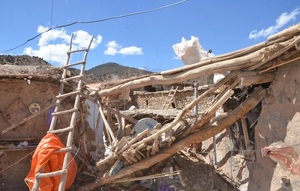 Zerstörungen durch das Erdbeben in Marokko.