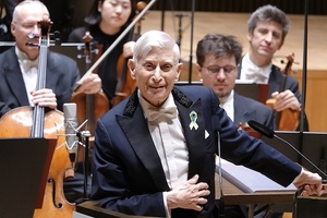 Herbert Blomstedt mit dem Gewandhausorchester Leipzig.