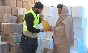 ADRA-Lebensmittelhilfe in Afghanistan.