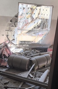 Zerstörung im Büro der Bibelgesellschaft in Gaza.