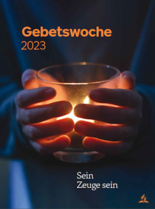 Cover der Lesungen zur Gebetswoche 2023 der Adventisten.