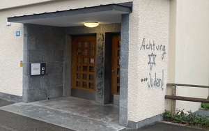 Antisemitische Sprayerei in Zürich.