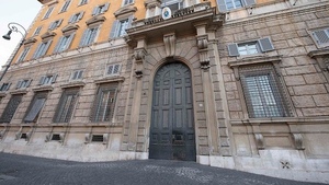 Der Palast des Glaubensdikasteriums in Rom.