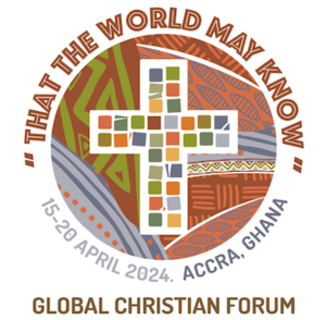 Logo des vierten weltweite Treffens des Global Christian Forums in Accra.