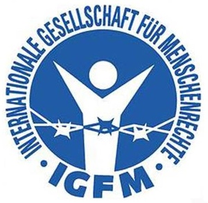 Logo der Internationalen Gesellschaft für Menschenrechte (IGFM)