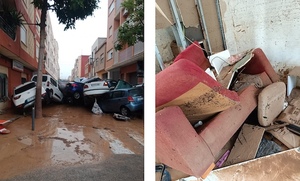 Das Unwetter und die Überschwemmungen in Spanien richteten enorme Schäden an.