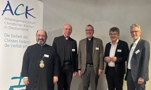 Neuer ACK-Vorstand (v.l.): Emmanuel von Christoupolis, Peter Birkhofer, Christopher Easthill, Ernst-Wilhelm Gohl, Manfred Ewaldt