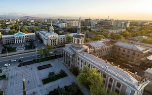 Bishkek, Hauptstadt von Kirgisistan. 