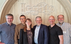 Mitglieder des Rats der EA (v.l.n.r.) G. Schuster, H. Widmann, A. Sturm-Lauter, O. Stozek, D. Heusser, R. Borchert.