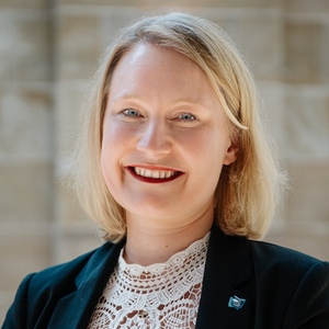 Pastorin Natalie Georgi, neue Präsidentin des BEFG.