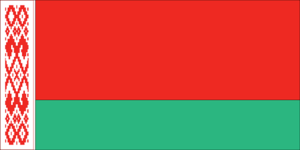 Flagge von Belarus.