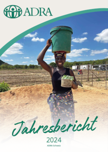 Cover des Jahresberichts 2024 von ADRA Schweiz.