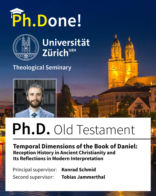 Ukrainischer Theologe verteidigt Dissertation zur Daniel-Auslegung in Zürich