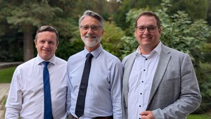 Olivier Rigaud (Exekutivsekretär), Stephan Sigg (Präsident), Jascha Felix Stahlberger (Finanzvorstand)