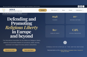 Screenshot der neuen AIDLR-Website www.aidlr.org.