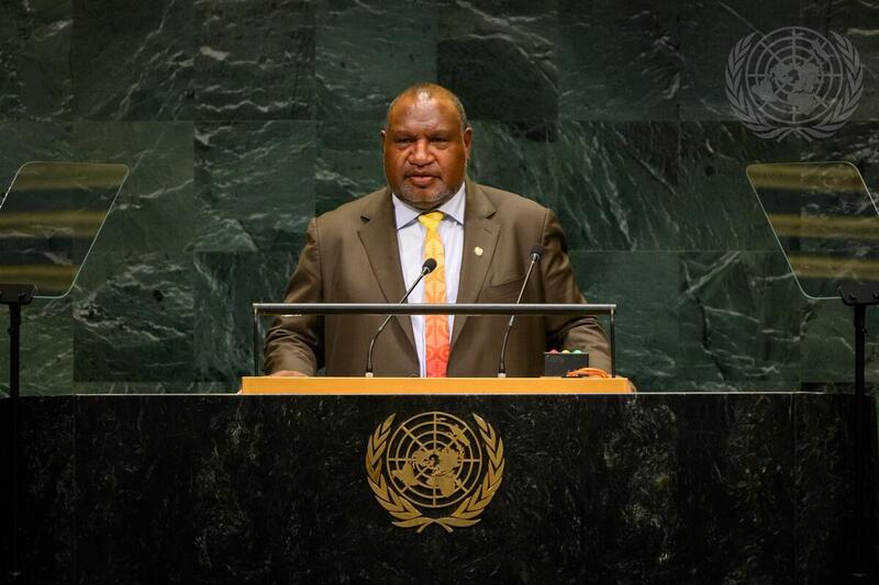 Religionsfreiheit und Klimawandel: Premierminister von Papua-Neuguinea – ein Adventist – spricht in der Generalversammlung der Vereinten Nationen